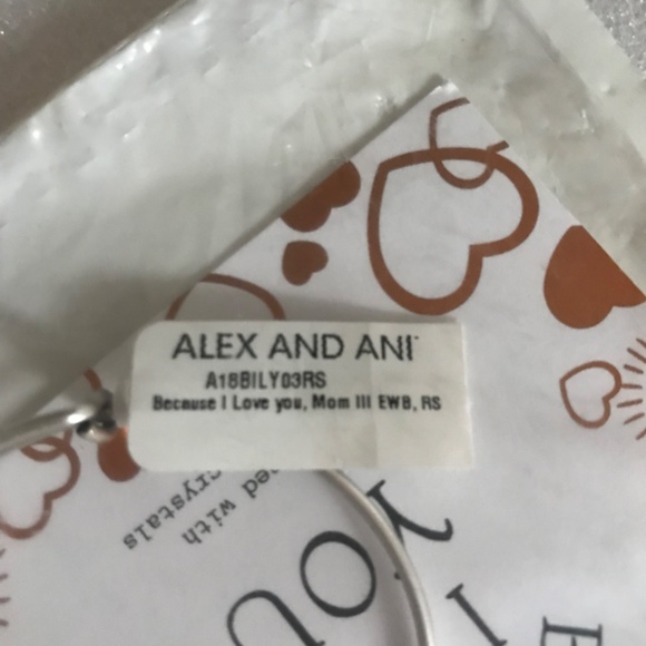 Alex and Ani Expandable Wire Bracelet Because I love you, Mom III - Picture 3 of 7